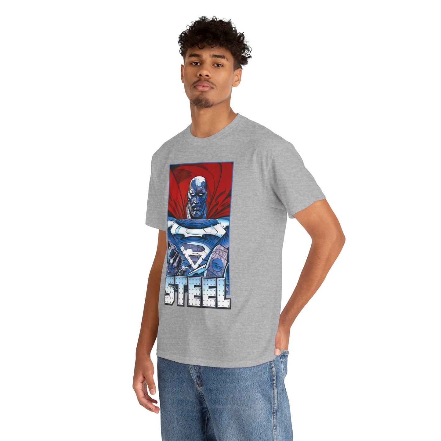 Steel T-Shirt - Superman Family - Reign of the Supermen - John Henry Irons - Steelworks - DC Comics