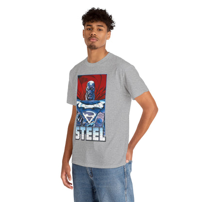 Steel T-Shirt - Superman Family - Reign of the Supermen - John Henry Irons - Steelworks - DC Comics