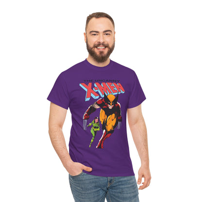 Wolverine & Rogue T-Shirt - Paul Smith Art - X-Member, Mutants - Marvel Comics - Uncanny X-Men #173 Cover - Logan