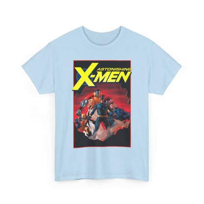Astonishing X-Men T-Shirt - John Cassady Art - Cyclops, Beast, Wolverine, Colossus, Emma Frost - Marvel Comics