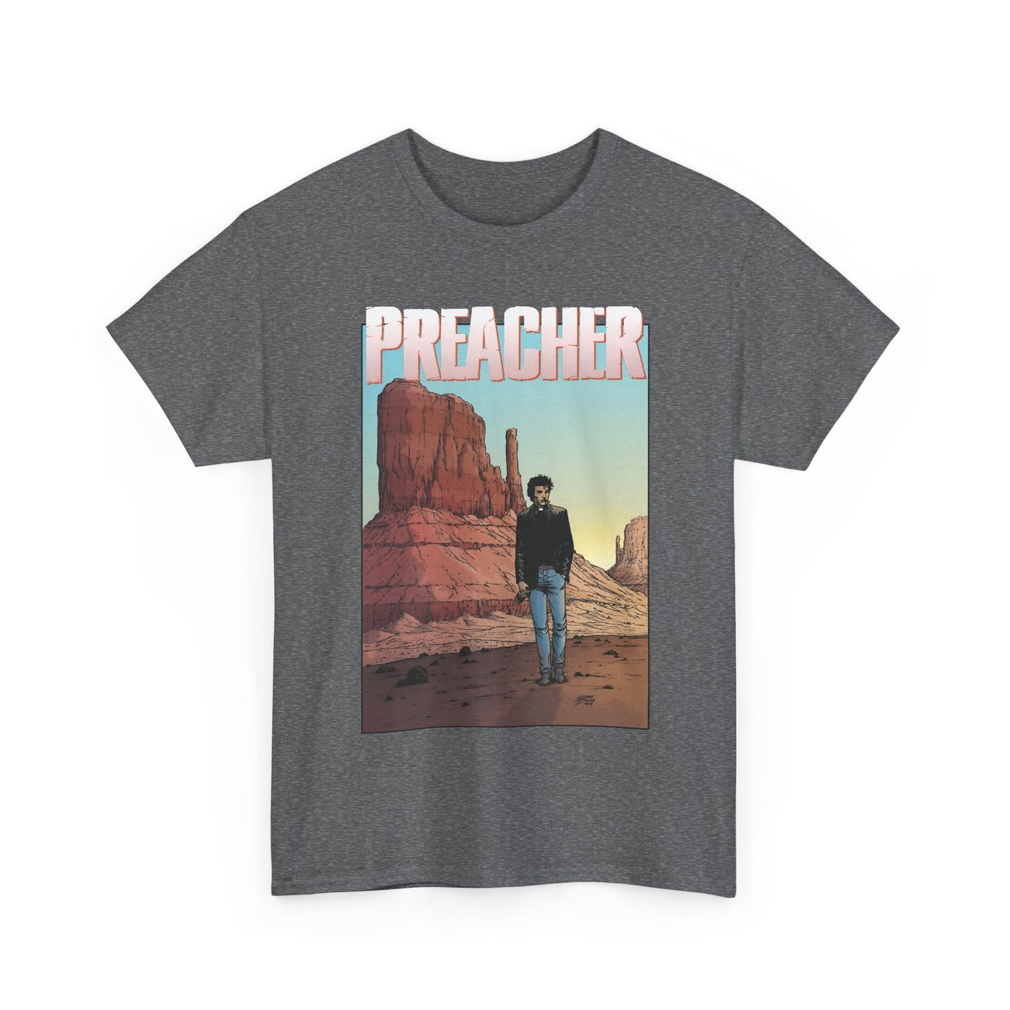 Preacher T-Shirt - Glenn Fabry Art - DC/Vertigo Comics