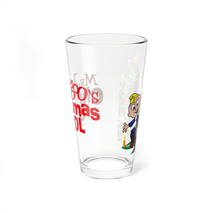 Mr Magoo's Christmas Carol Pint Glass, 16oz - UPA 1960s TV Holiday Special