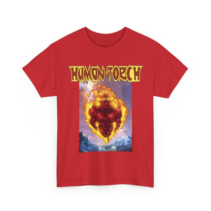 Human Torch T-Shirt - Howard Porter Art - Marvel Comics