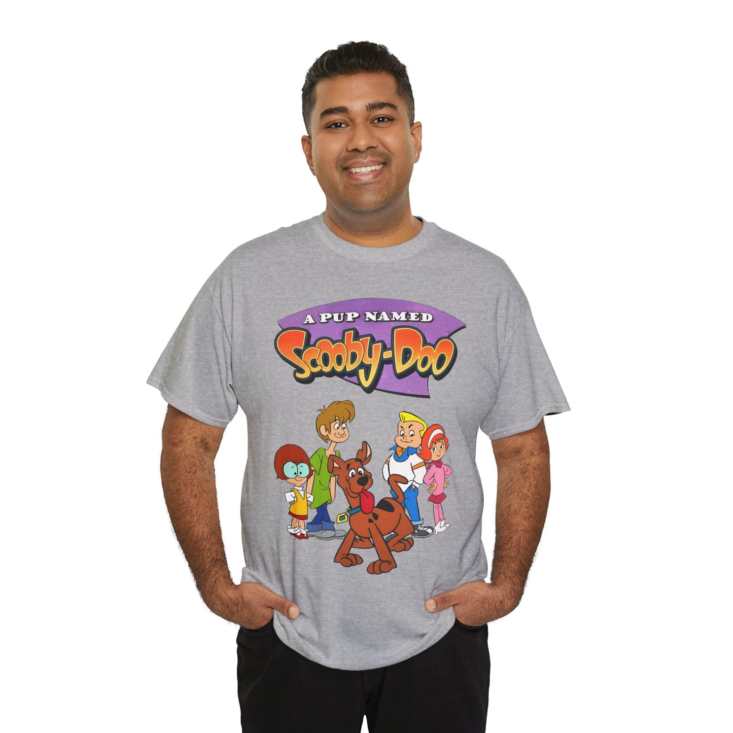 A Pup Named Scooby-Doo T-Shirt - Hanna-Barbera Cartoon TV Series 1990s - Fred, Daphne, Velma, Shaggy