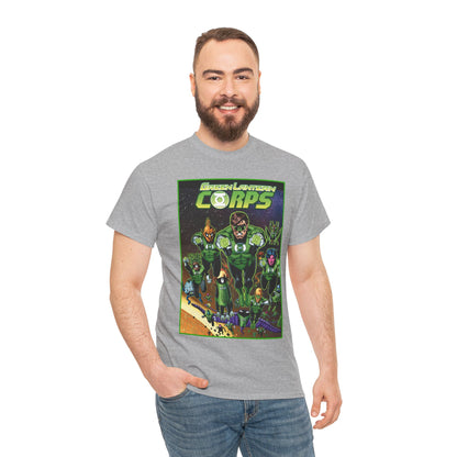 Green Lantern Corps T-Shirt - Brian Bolland Art - DC Comics - Hal Jordan, Tomar Re, Katma Tui
