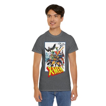 X-Men T-Shirt - Classic Arthur Adams Art - Marvel Comics - Wolverine, Colossus, Storm, Cyclops, Nightcrawler, Iceman
