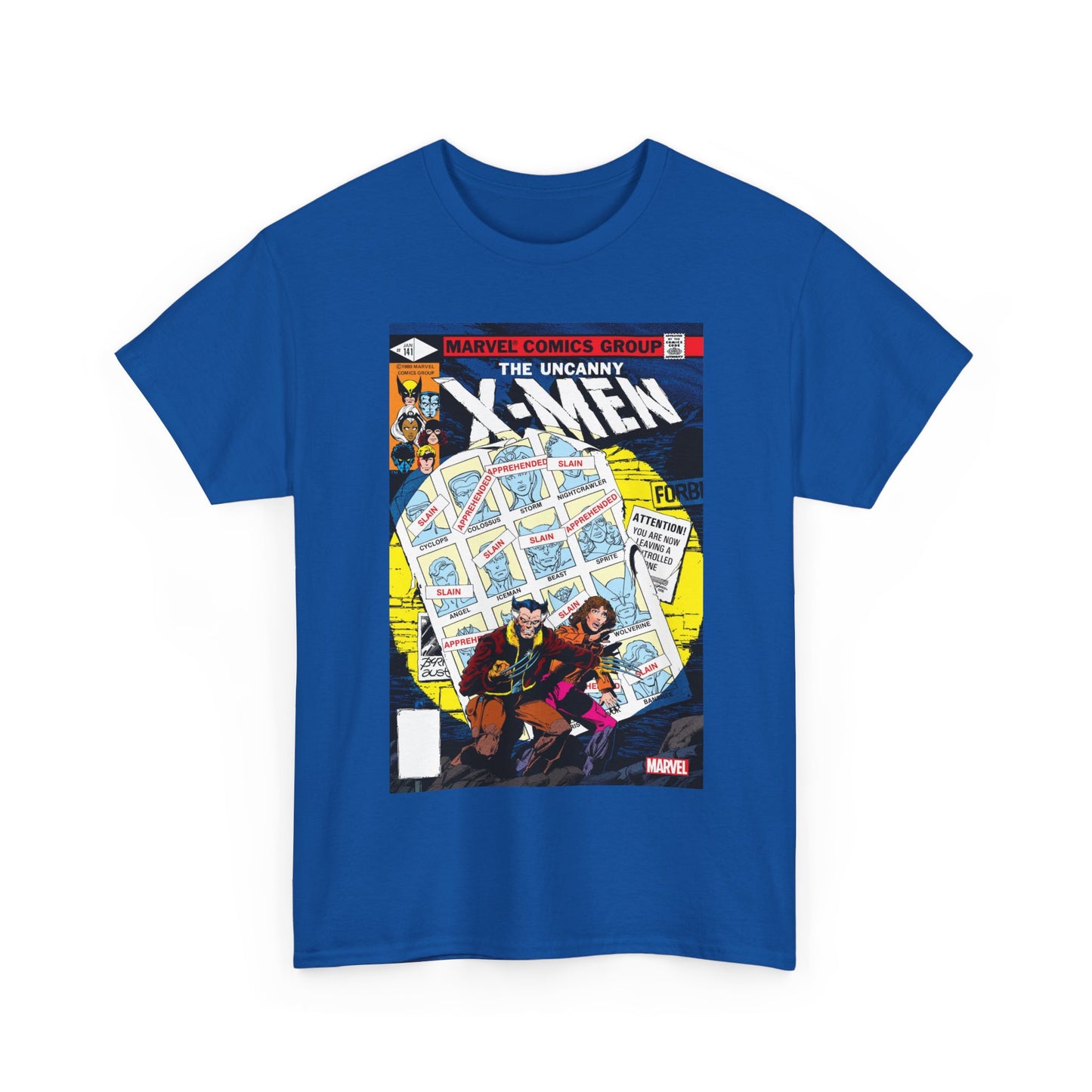 Uncanny X-Men #141 T-Shirt - John Byrne Art - Wolverine, Kitty Pryde - Days of Futures Past - Marvel Comics