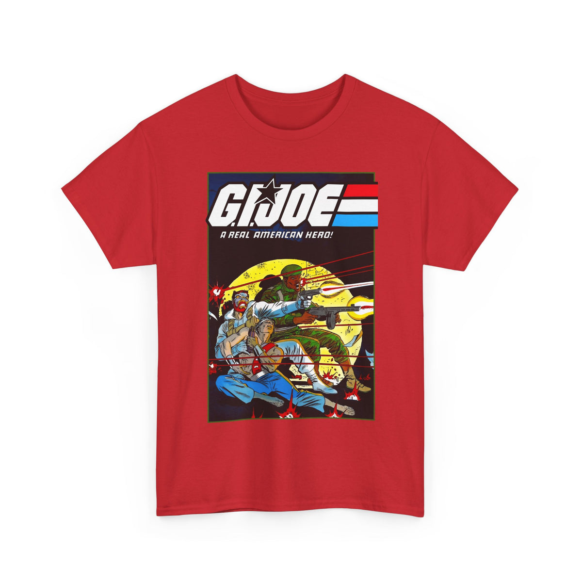 G.I. Joe T-Shirt - Mike Zeck Art - Stalker, Snow Job and Quick Kick - #61 Cover Art - Marvel Comics