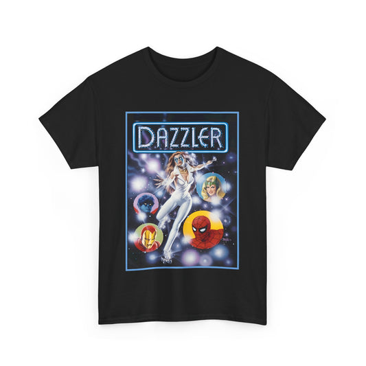 Dazzler T-Shirt - Bob Larkin Art - X-Men Connection - Alison Blaire - Mutant Pop Star - Marvel Comics