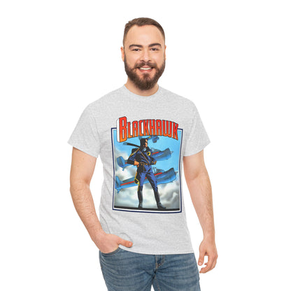 Blackhawk T-Shirt - Howard Chaykin Art - World War II Anti-Nazi Ace Pilots - DC Comics
