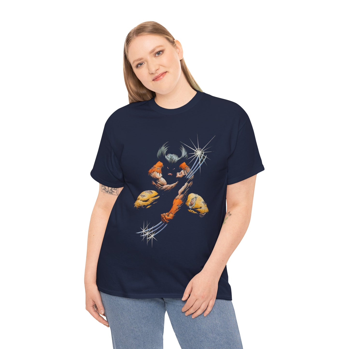Wolverine T-Shirt - Joe Madureira Art - Negative Space Art Technique - Marvel Comics