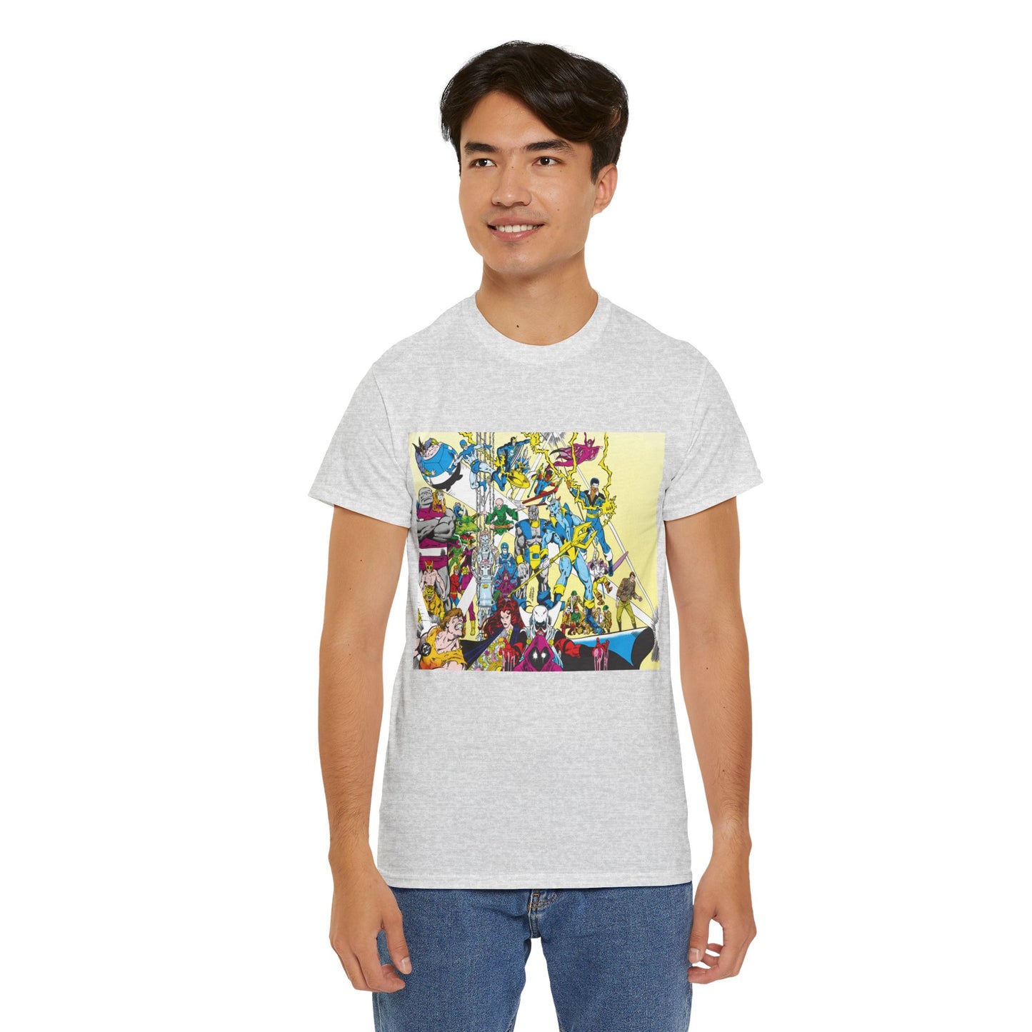 Who's Who in the DC Universe T-Shirt - George Perez Art - Black Lightning, Black Orchid - #3 Cover Art - DC Comics