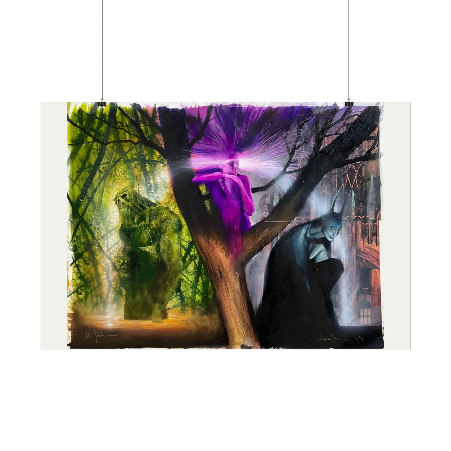 Black Orchid Rolled Poster - Dave McKean Art - Batman & Swamp Thing - DC/Vertigo Comics - Multiple Sizes Up to 24"x36"