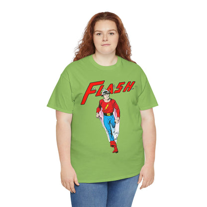 Golden Age Flash T-Shirt - John Byrne Art - Justice Society/JSA Member - Jay Garrick - Speedster