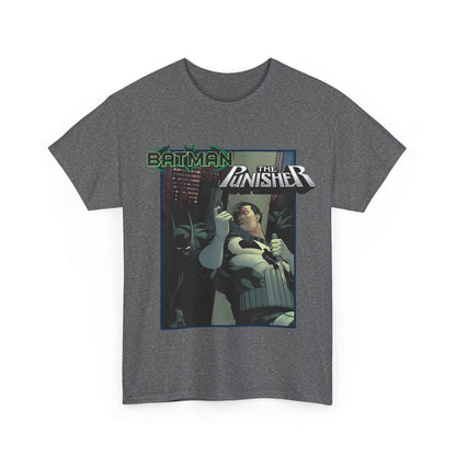 Batman Vs Punisher T-Shirt - Mike Zeck Art - DC Comics, Marvel Comics