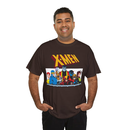 X-Men T-Shirt - Arthur Adams Art - Cyclops, Nightcrawler, Storm, Wolverine, Shadowcat, Phoenix (Rachel Summers), Colossus, Rogue - Marvel Comics