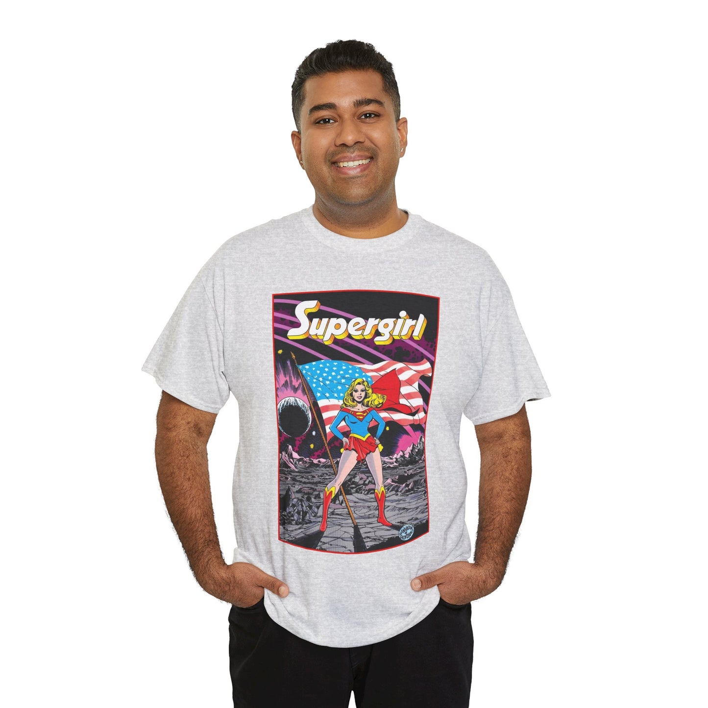 Supergirl T-Shirt - 1980s Art - 2026 Movie with Milly Alcock - DC Comics