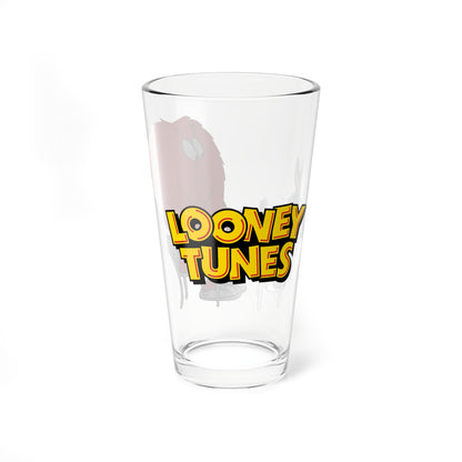 Bugs Bunny & Gossamer Pint Glass, 16oz - Popular Looney Tunes Character - Getting a Manicure - Red Monster - WB