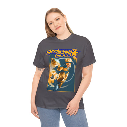 Booster Gold T-Shirt - Don Aguillo Art - Justice League: The Omega Act - DC Comics