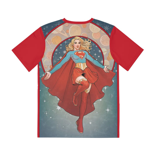 Supergirl Polyester Tee (All-Over Print) - Bilquis Evely Art - 2026 Movie with Milly Alcock - DC Comics