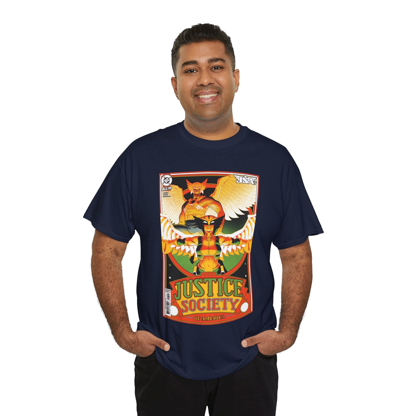 Justice Society of America T-Shirt - Hawkman & Hawkgirl - DC Comics