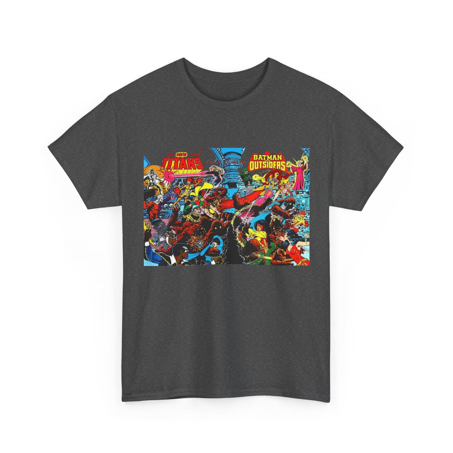 New Teen Titans & Batman and the Outsiders T-Shirt - George Perez & Jim Aparo Art - DC Comics