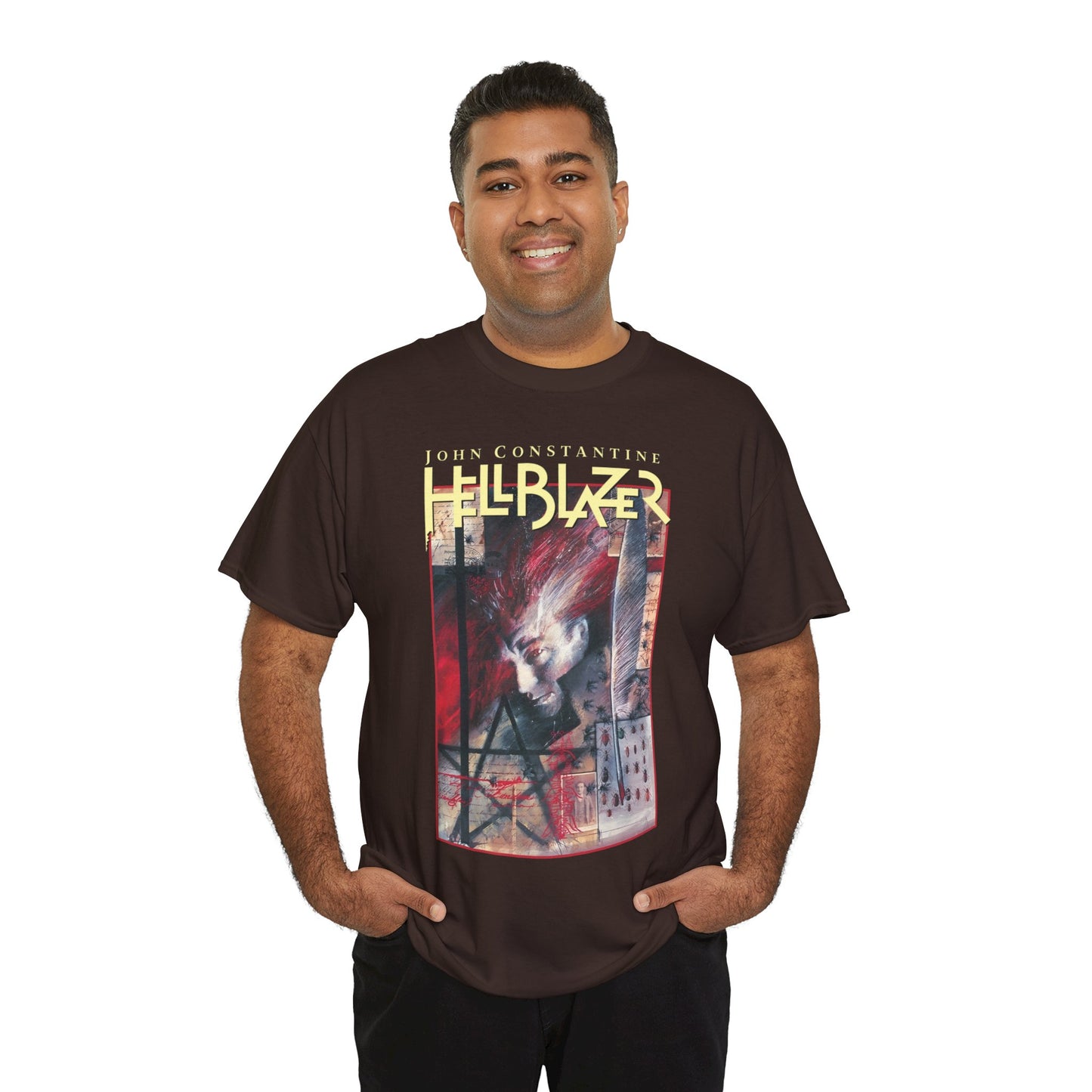 John Constantine Hellblazer T-Shirt - Dave McKean Art - DC Comics/Vertigo