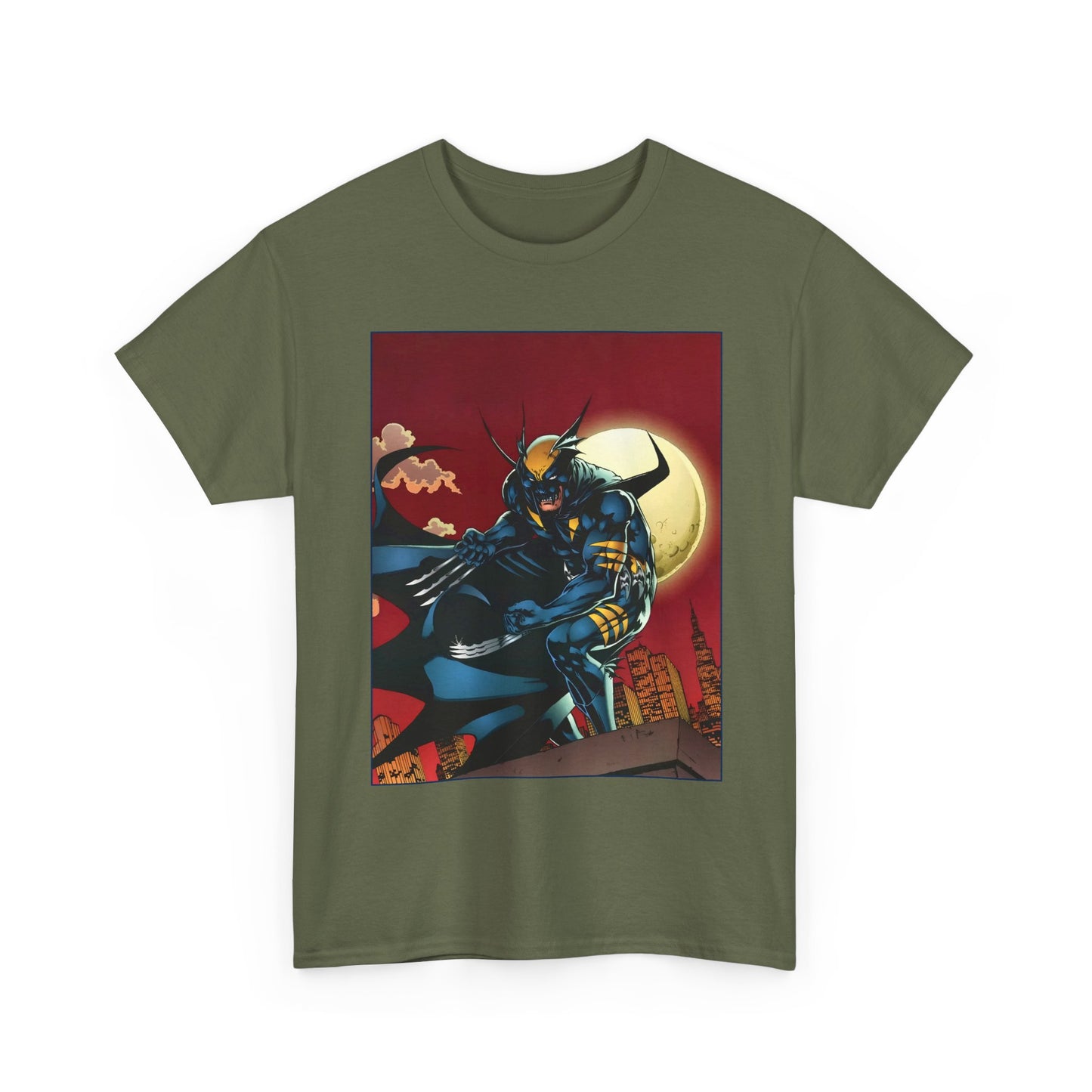 Dark Claw T-Shirt - Gary Frank Art - Amalgam Universe - Batman & Wolverine - DC Comics, Marvel Comics