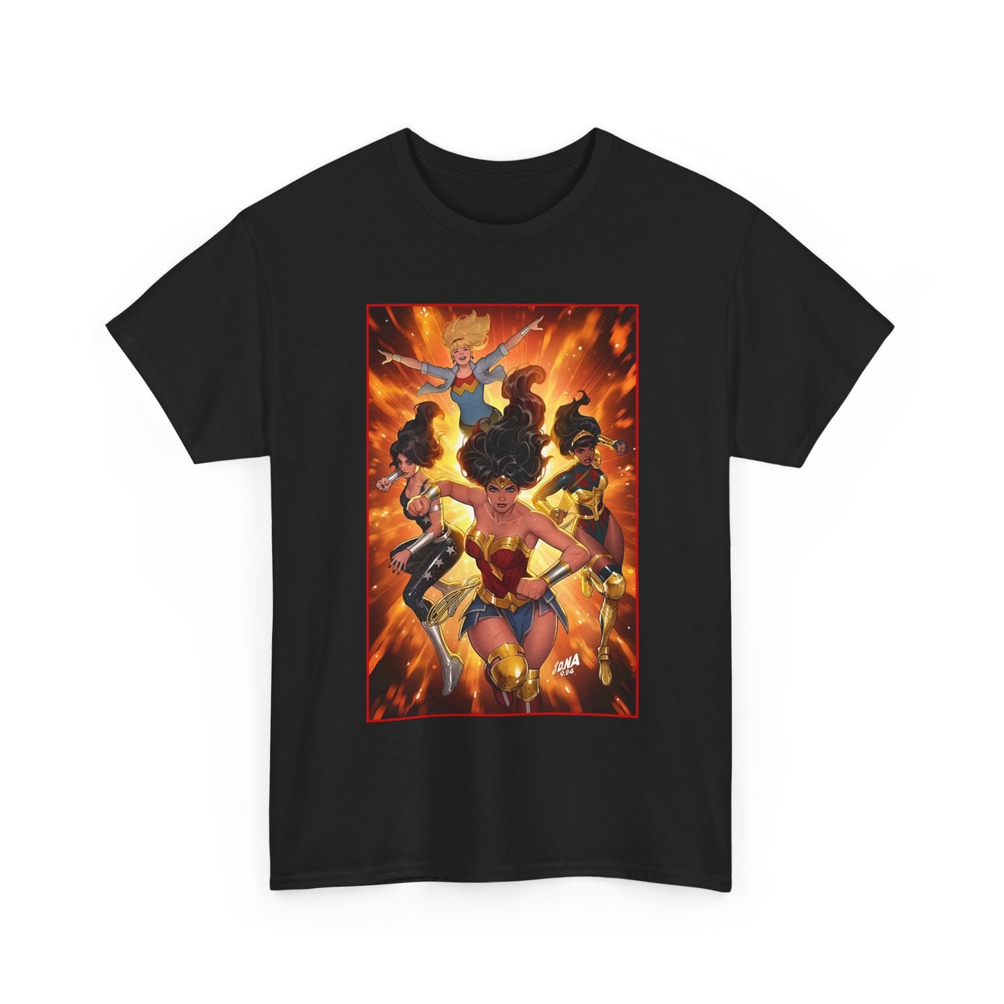 Wonder Woman & the Wonder Girls T-Shirt - David Nakayama Art - Donna Troy, Cassie Sandsmark, Yara Flor - #17 Variant Cover Art - DC Comics