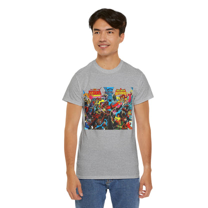 New Teen Titans & Batman and the Outsiders T-Shirt - George Perez & Jim Aparo Art - DC Comics
