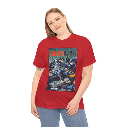 Punisher/Batman T-Shirt - John Romita Jr Art - Deadly Knights, Joker - DC Comics/Marvel Comics