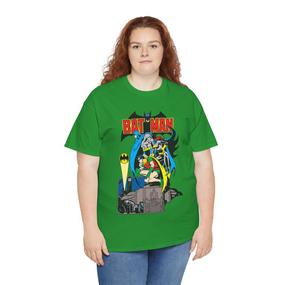 Batman, Robin & Batgirl T-Shirt - José Luis García-López Art - DC Comics Style Guide - 1970s Retro Art - Gotham City - Bat Signal