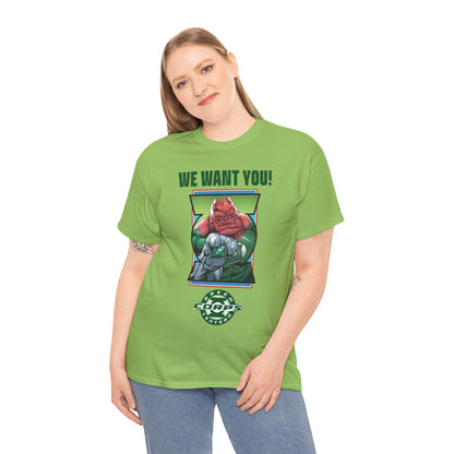 Kilowog T-Shirt - Green Lantern Corps Recruitment Poster - "We Want You!" - DC Comics