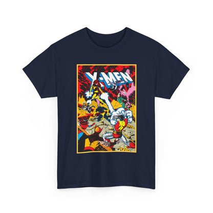 X-Men T-Shirt - Paul Smith Art - Return of Dark Phoenix - Wolverine, Colossus, Cyclops, Storm, Nightcrawler, Rogue - Marvel Comics