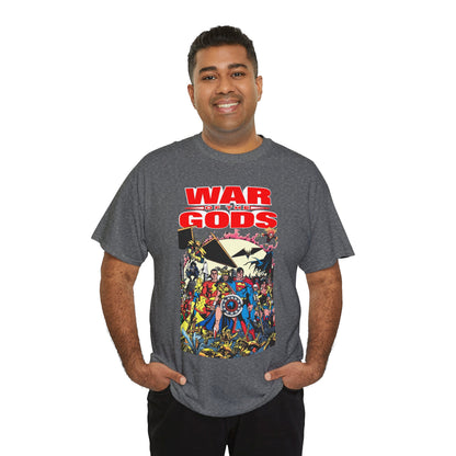 War of the Gods T-Shirt - George Perez Art - Wonder Woman Story - Superman, Captain Marvel, Hawkman, Firestorm, Dr Fate, Troia, Lobo, Batman - DC Comics