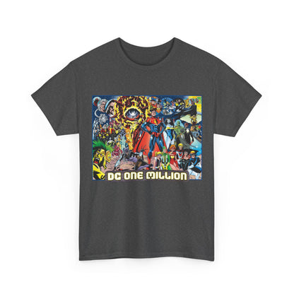 DC One Million T-Shirt - Phil Jimenez Art - Future Versions of Superman, Batman, Wonder Woman, Green Lantern, Flash - DC Comics
