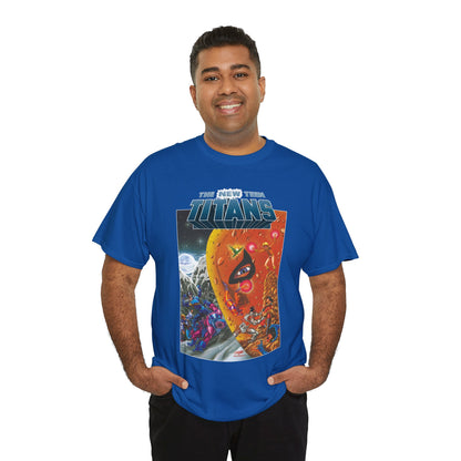 New Teen Titans T-Shirt - George Perez Art - Judas Contract - Deathstroke, Nightwing, Terra, Jericho, Raven, Cyborg, Wonder Girl - DC Comics