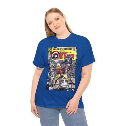 Tales of Suspense T-Shirt - George Perez #58 Cover Homage Art - Captain America & Iron Man - Marvel Comics