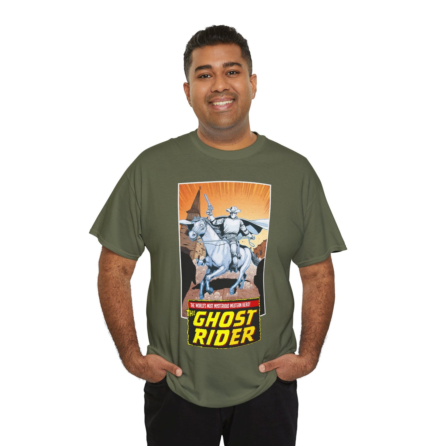 Ghost Rider/Phantom Rider T-Shirt - Carter Slade - Marvel Comics - 1970s Supernatural Western Hero