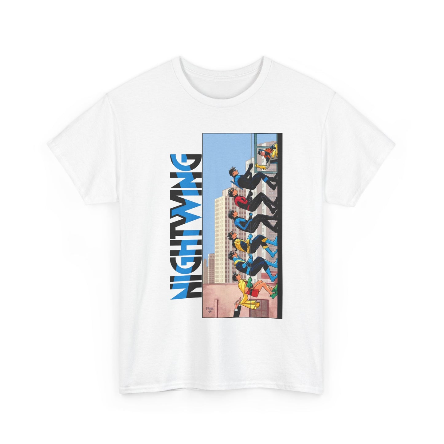Nightwing T-Shirt - Bruno Redondo Art - DC Comics - Dick Grayson in Bludhaven - Teen Titans Leader