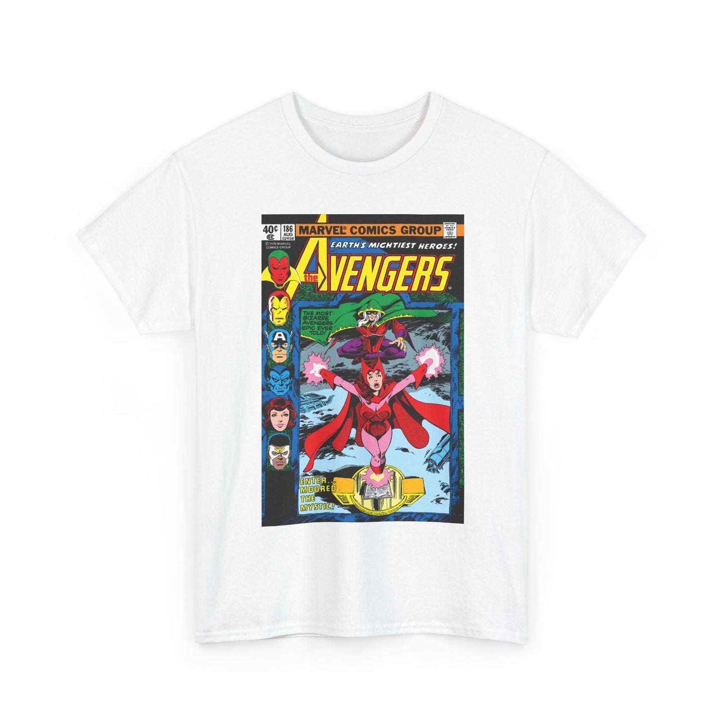 Avengers #186 T-Shirt - John Byrne Art - Scarlet Witch - Marvel Comics