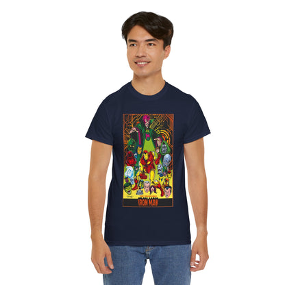 Iron Man T-Shirt - Bob Layton Art - Tony Stark - Ultron, Doctor Doom, The Mandarin, The Beetle - Marvel Comics