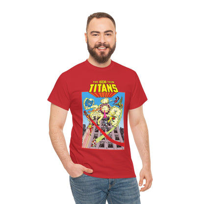 New Teen Titans T-Shirt - George Perez Art - DCCP #26 Preview Cover - Raven, Cyborg, Starfire, Changeling - DC Comics