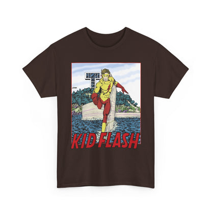 Kid Flash T-Shirt - George Perez Art - Wally West - New Teen Titans Member - Titans Tower - Future Flash - DC Comics
