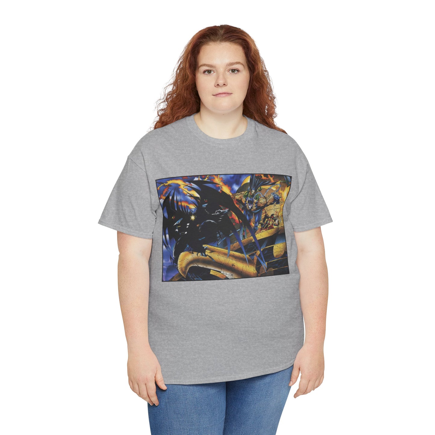 Batman Universe T-Shirt - Joe Quesada Art - 1990s Knightfall Era - Azrael, Robin, Bane - DC Comics
