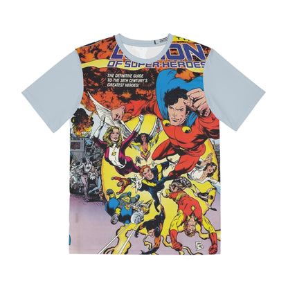Who's Who in the Legion All Over Print Tee (Polyester) - Steve Lightle Art - DC Comics