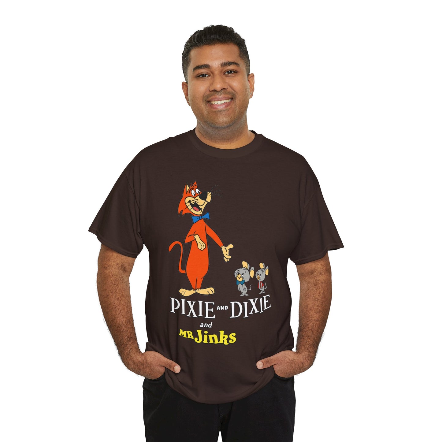 Pixie & Dixie & Mr Jinks T-Shirt - Classic Hanna-Barbera Saturday Morning Cartoon - I Hate Meeces to Pieces!