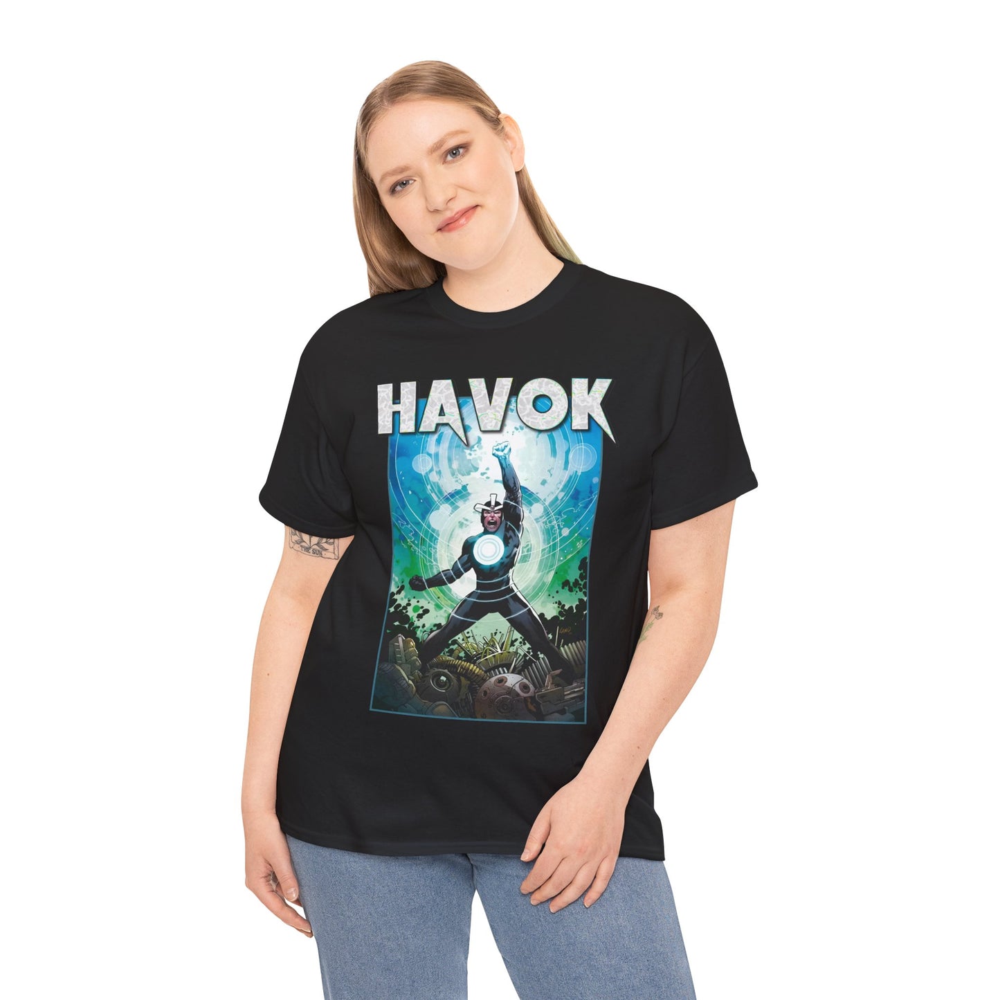 Havok T-Shirt - Greg Land Art - Alex Summers - X-Men, X-Factor Member & Leader - Mutant Hero - Brother to Scott Summers, Cyclops - Marvel Comics