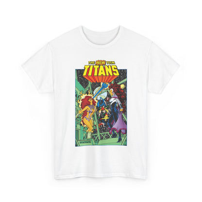 New Teen Titans T-Shirt - George Perez Art - Starfire Vs Blackfire - DC Comics