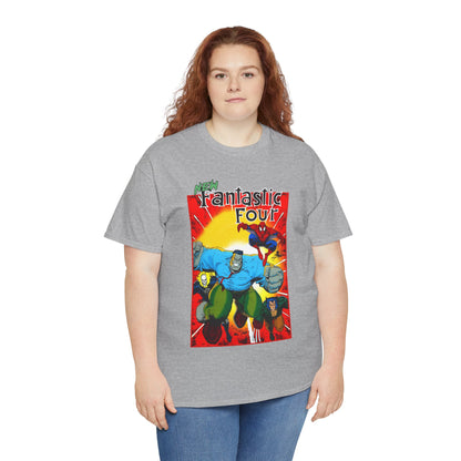 New Fantastic Four T-Shirt - Arthur Adams Art - Wolverine, Ghost Rider, Spider-Man, Hulk - Marvel Comics